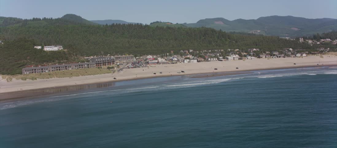 Beach and mountains