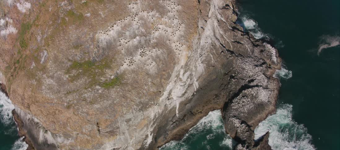 Mountain shoreline