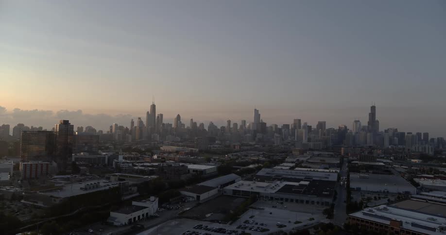Chicago Skyline from a Distance