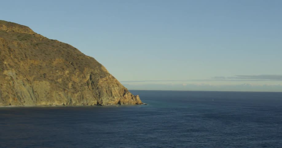 Landscape view of water and mountains