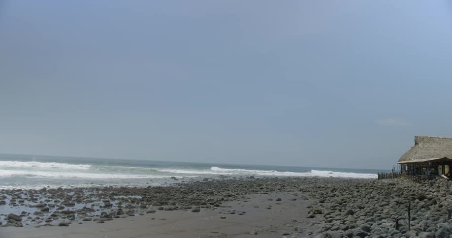 Building next to the beach