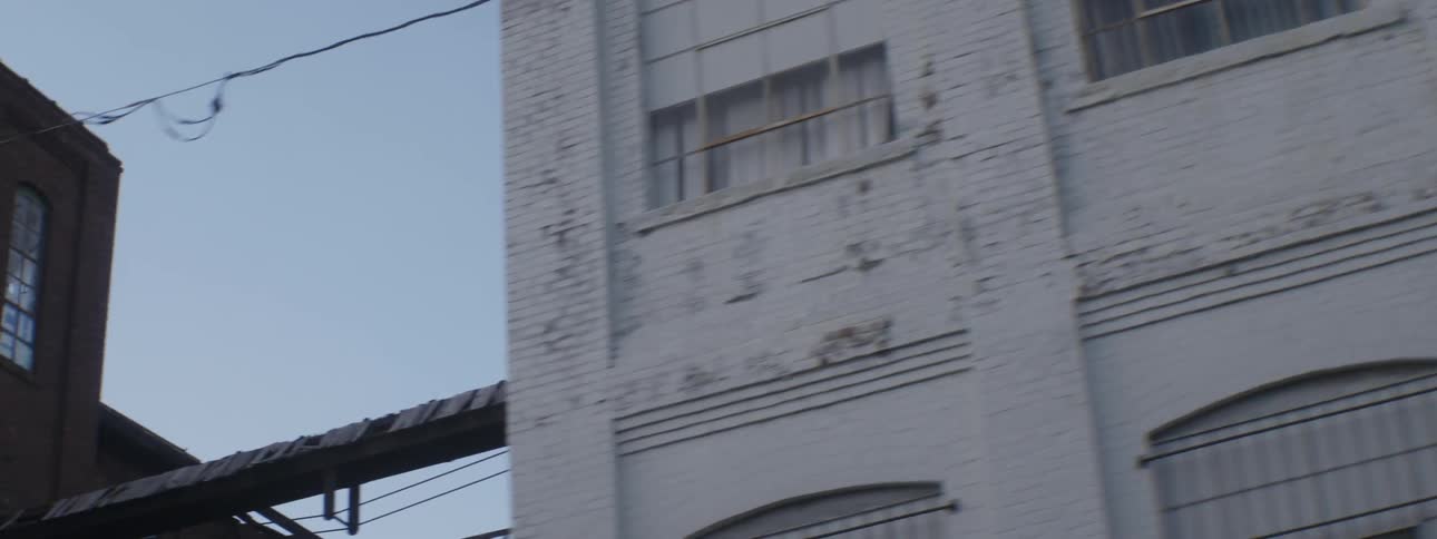 City buildings in a run down part of town