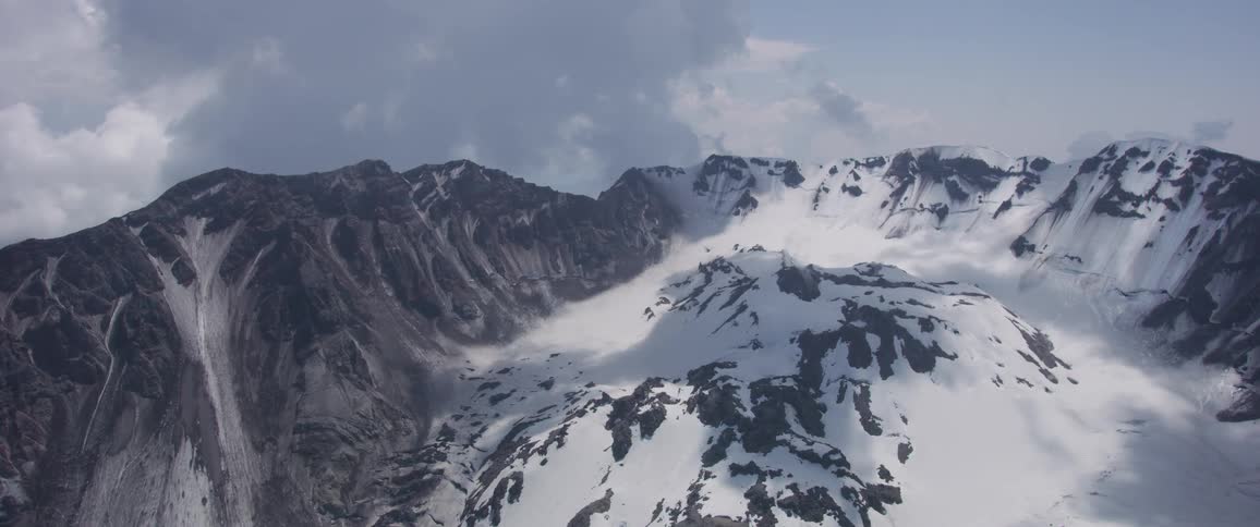 Snow covered mountains