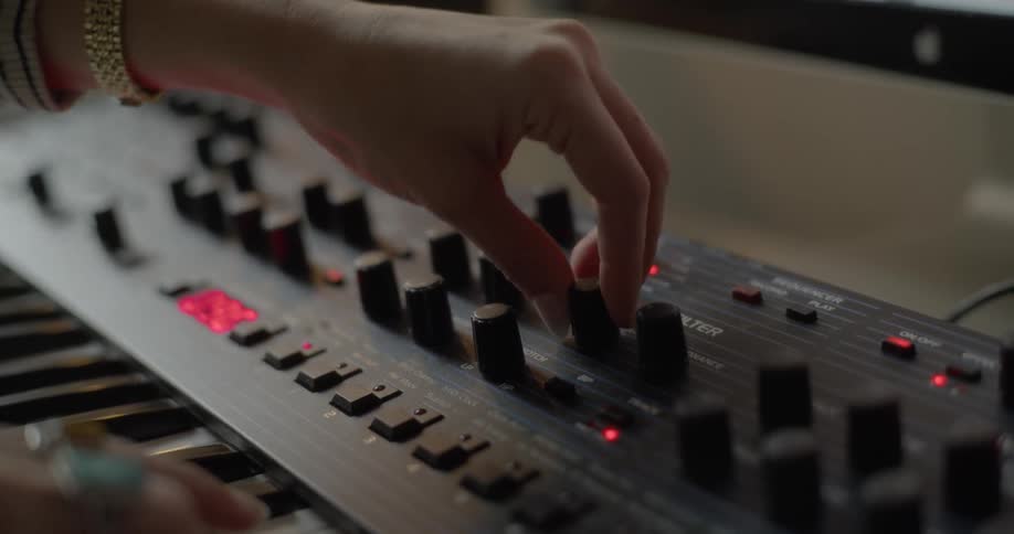 Human playing music