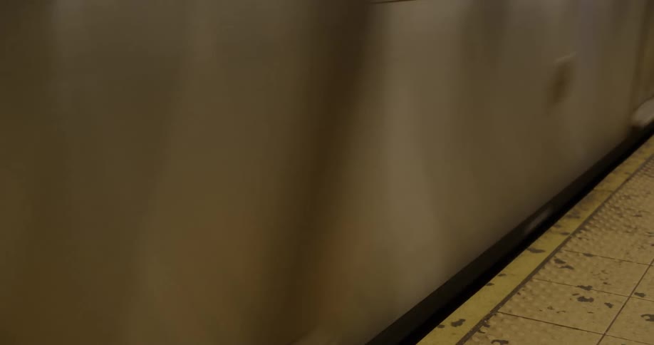 Train passes through station