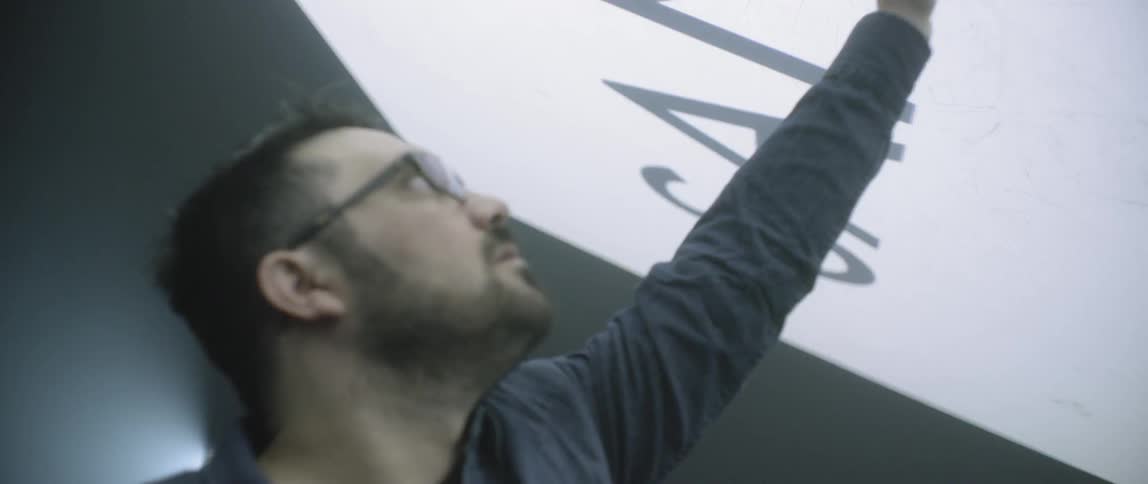A man with glasses