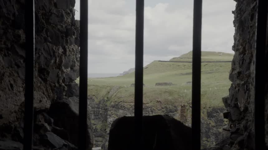 Rough opening covered by bars