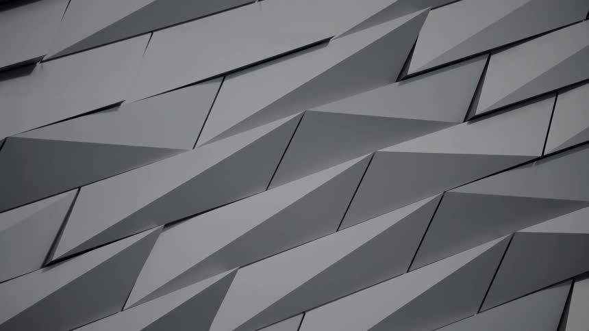 Geometric patterns on a wall