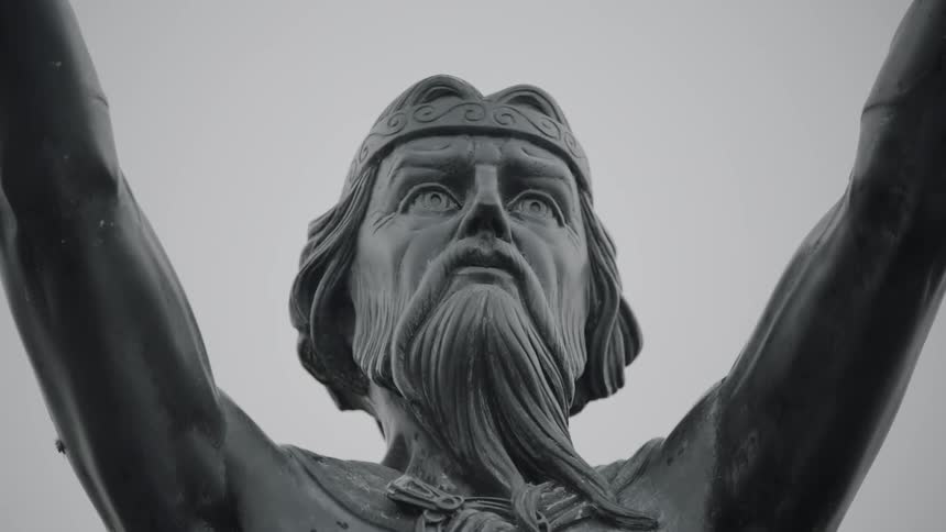 Close up of a statue