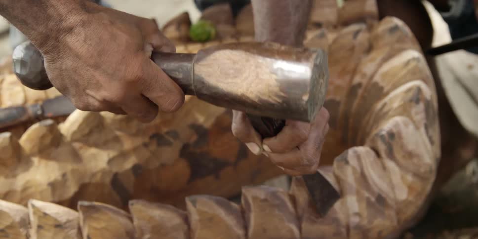 Someone is making a mask