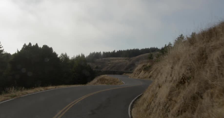 A road is in a rural area