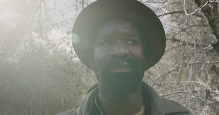 A man looking in the distance