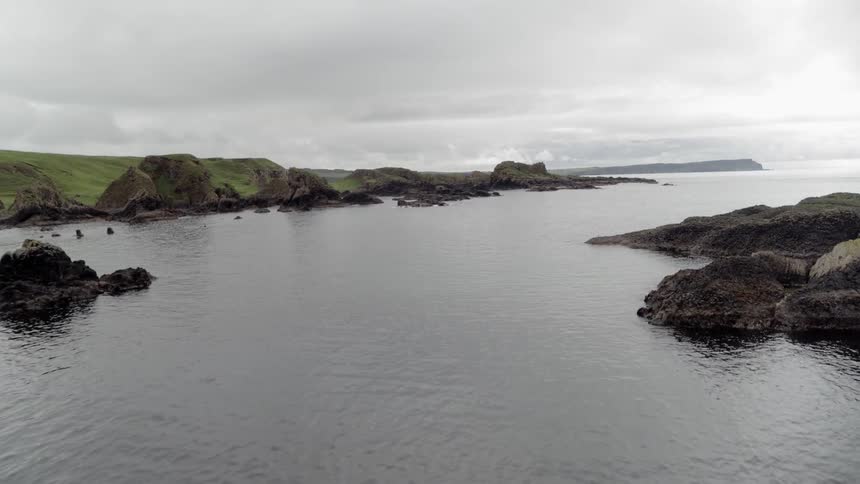 Islets near shore