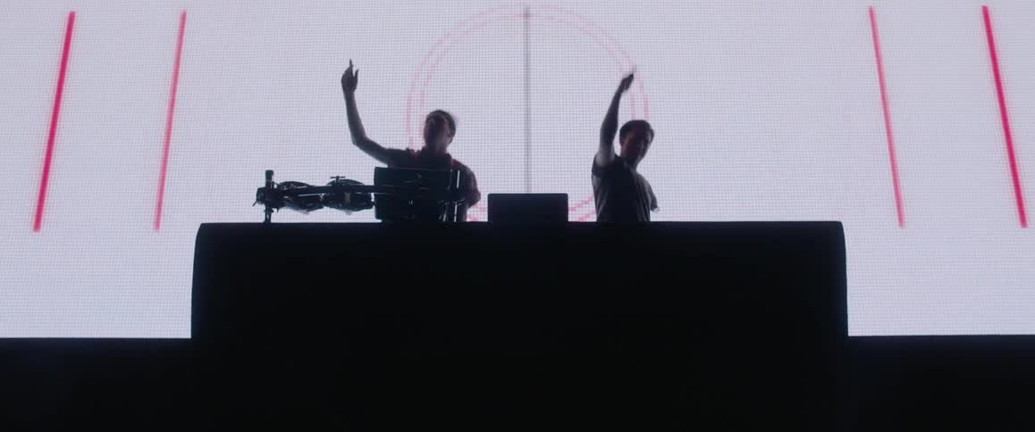 dj's performing at a concert