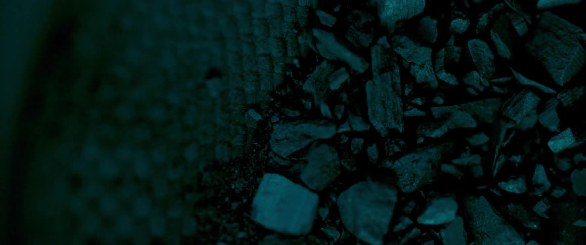 Floating cobalt rocks