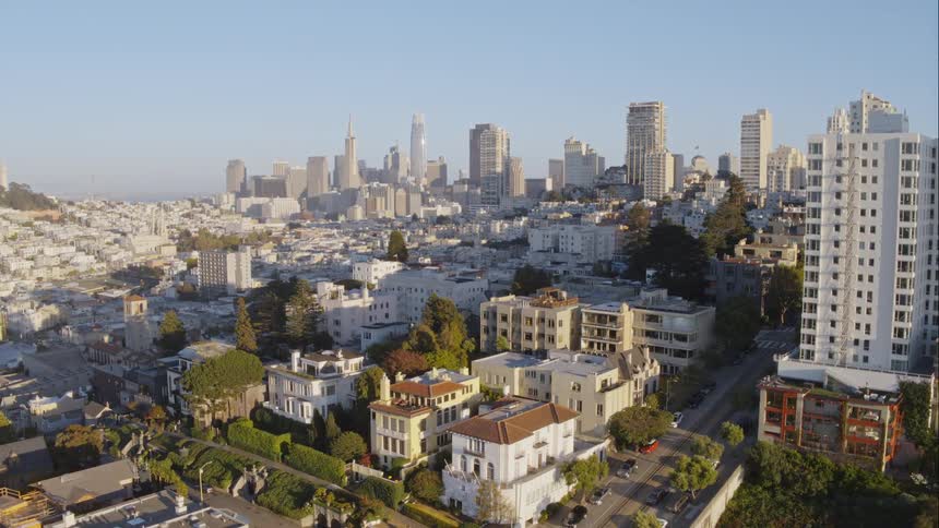 A large metropolis during the day