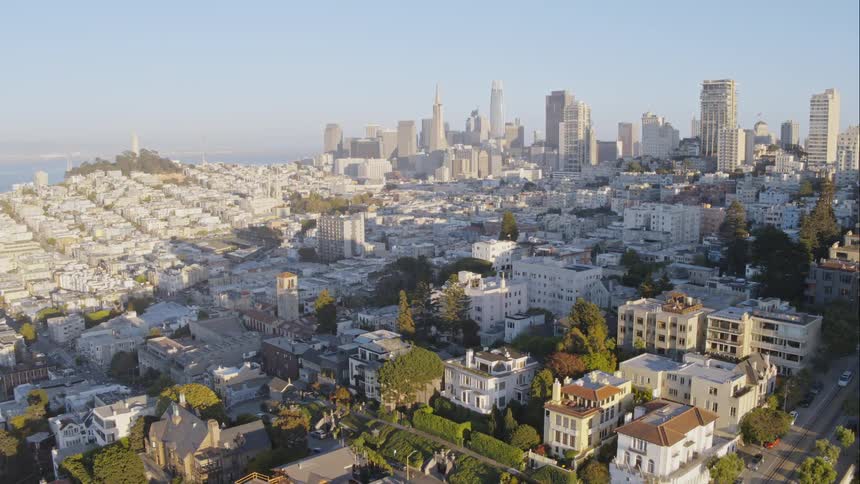 Birds eye view of a city