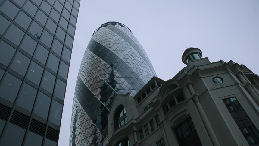 A tower in a city