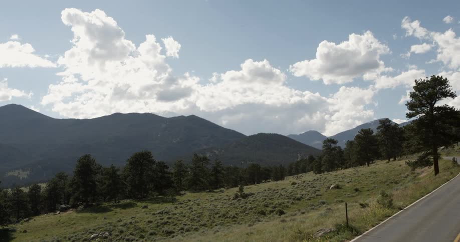 A grassy mountain top