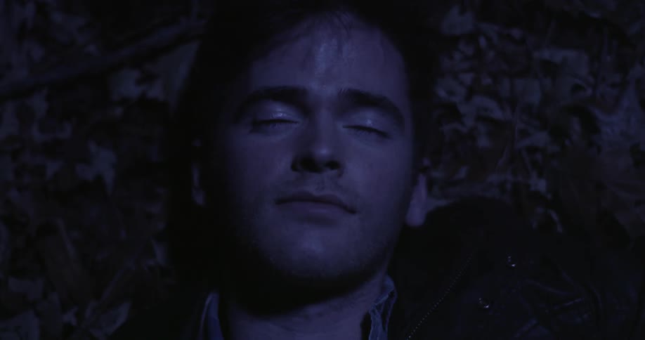 A person laying down