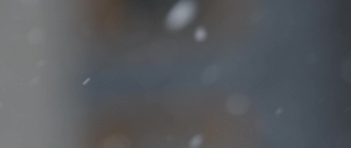 Snowflakes fly across the screen
