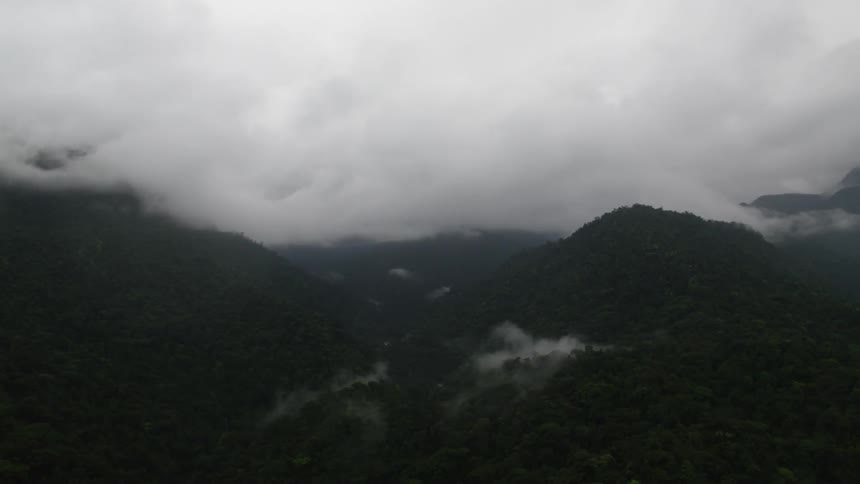 Fog over the mountains
