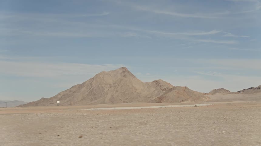 Shot of a desert hill