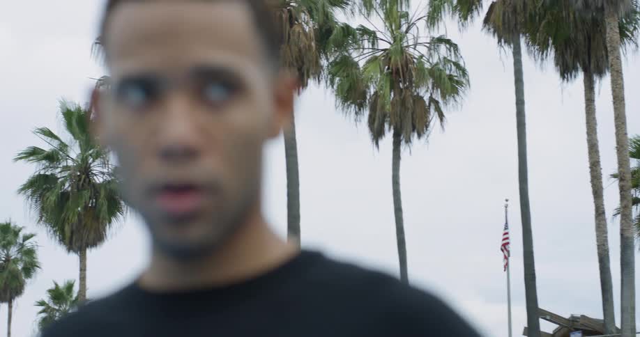 A man looking off into the distance
