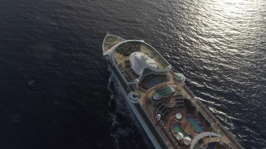 A boat in the ocean