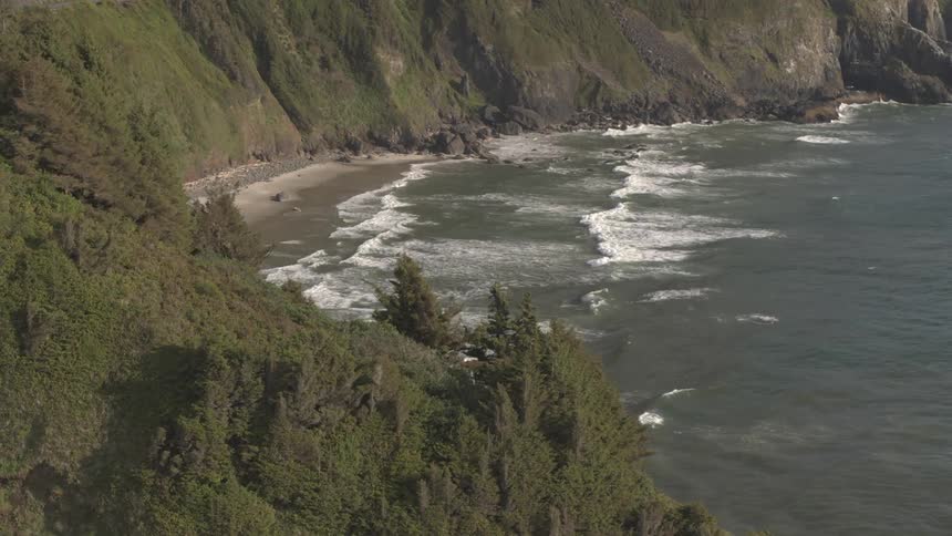 Cliffs next to a beach