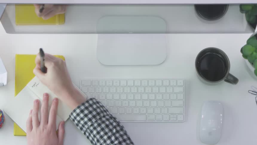 Taking notes from computer into a notebook