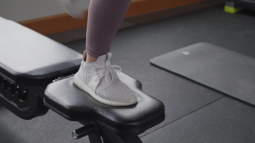 Working out on equipment