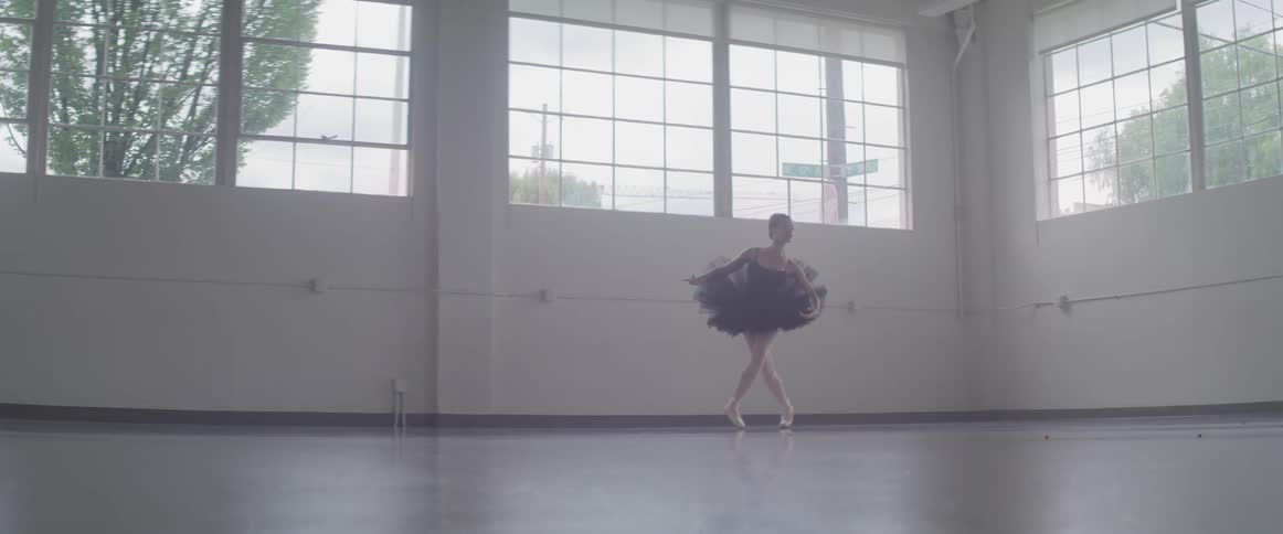 Girl doing ballet