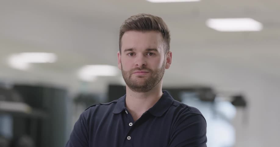 A man portrait looking at the camera