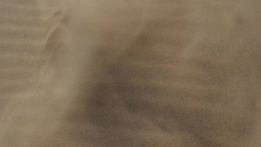 An aerial view of a sandstorm