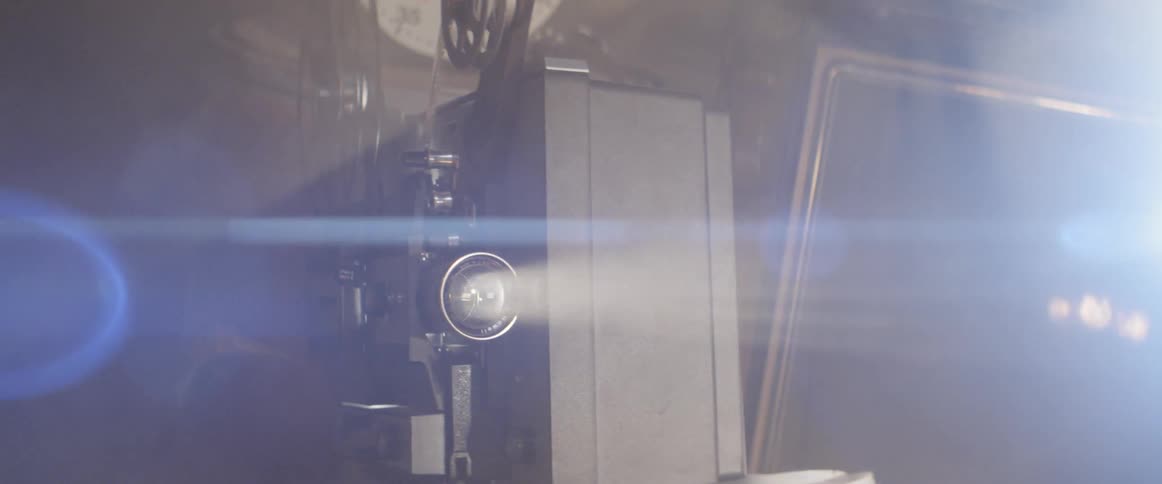 A projector projecting something