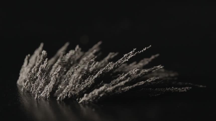 An abstract object walking in the dark