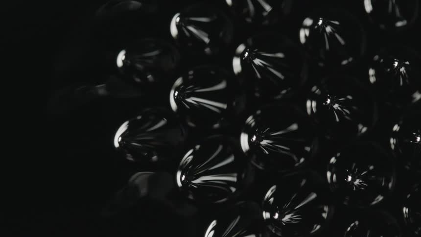 A close up view of a bubble