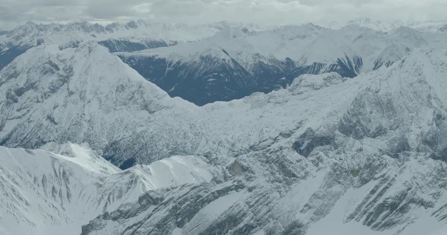 Snow and ice are covering the mountains