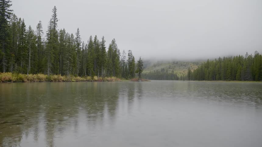A scenery of a lake