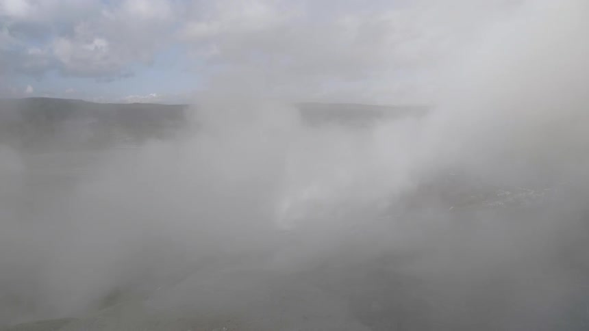 Clouds across the landscape