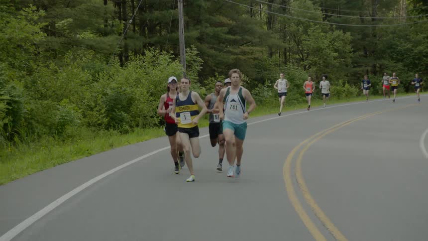 Many run on the road