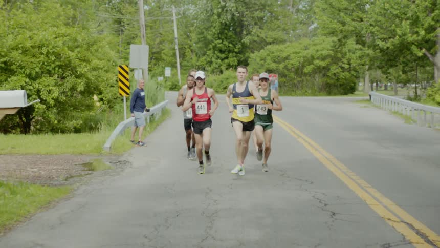 Runners in a race
