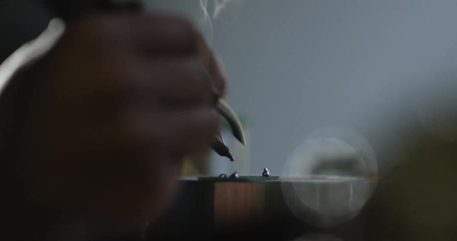 Welding on a table