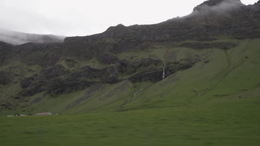 A misty mountain top