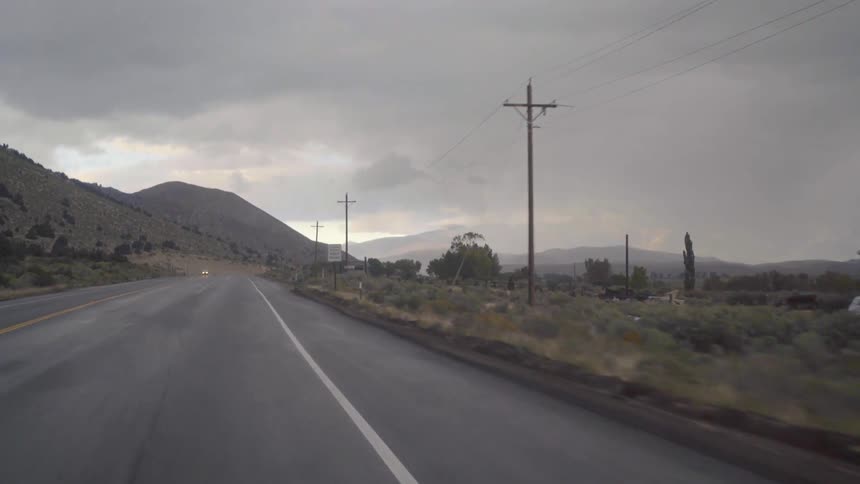 Vehicle driving through California