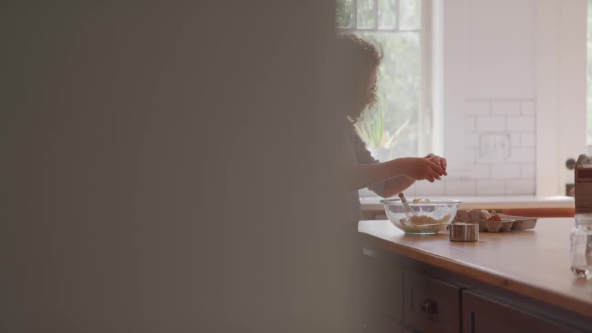 Woman preparing a cook