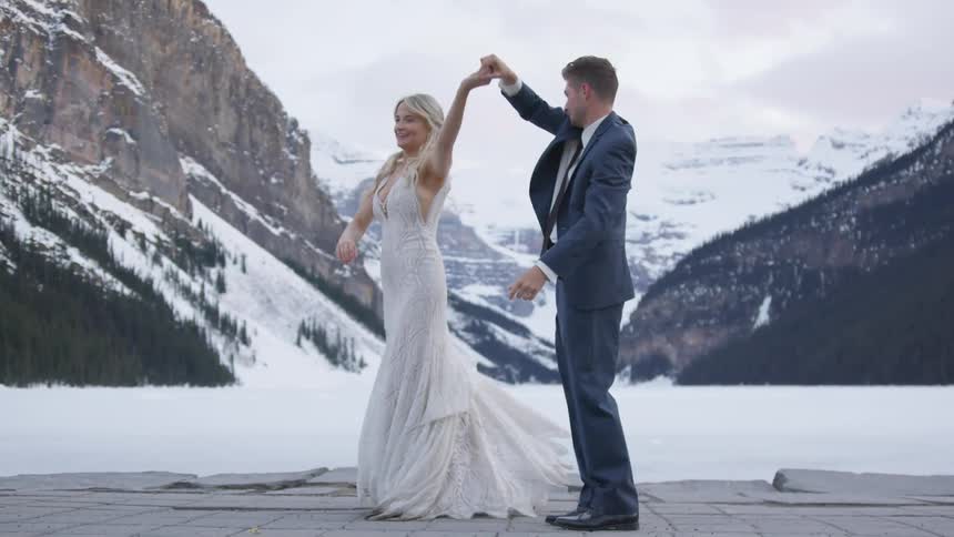 Couple dancing together
