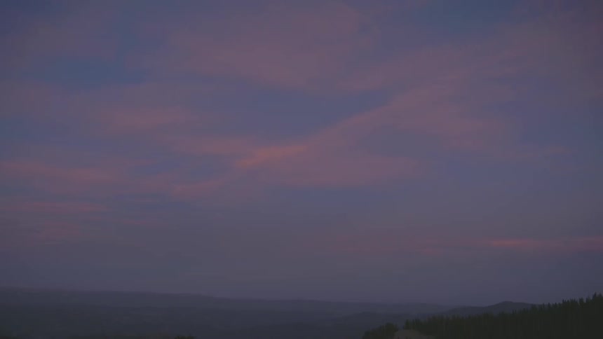 Time lapse of clouds moving across the sky