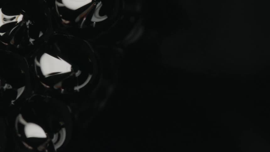 A close up of dots appearing and leaving